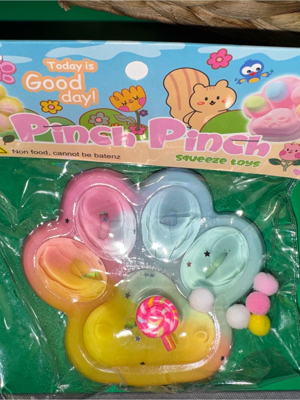 Pinch Pinch Multicolor Squeeze Toy - Kids Stress Relief Popper